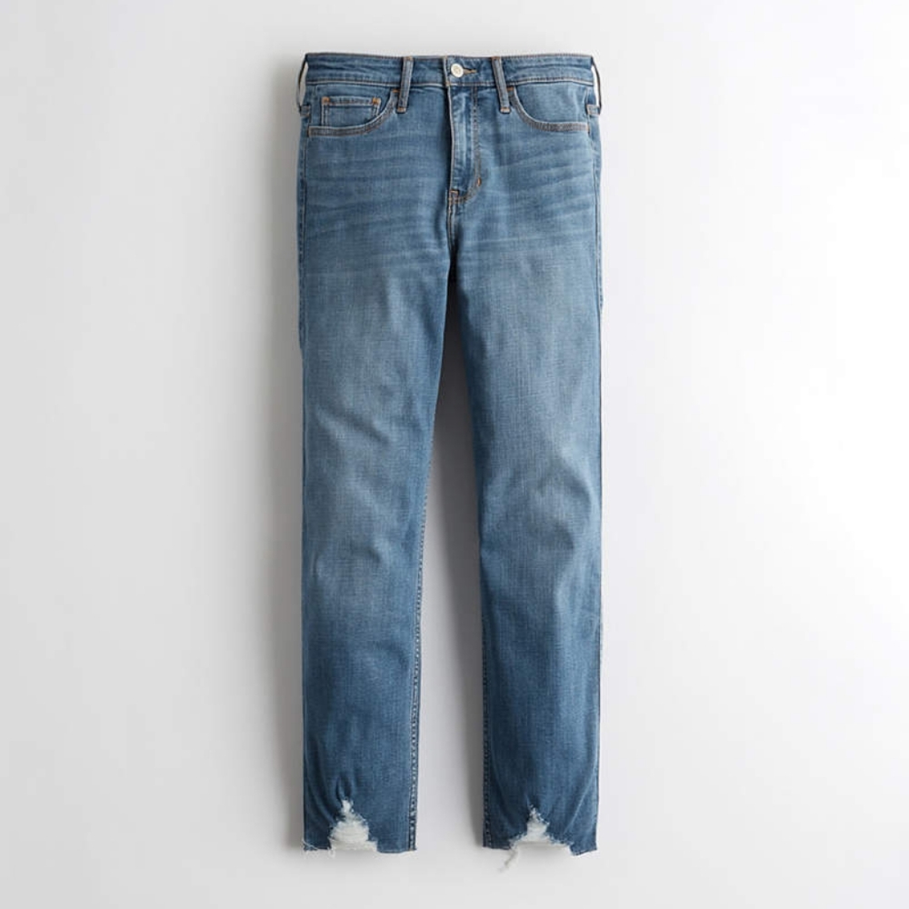 Hollister straight "Mom" jeans